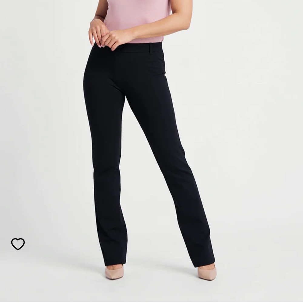 Betabrand straight leg work pants